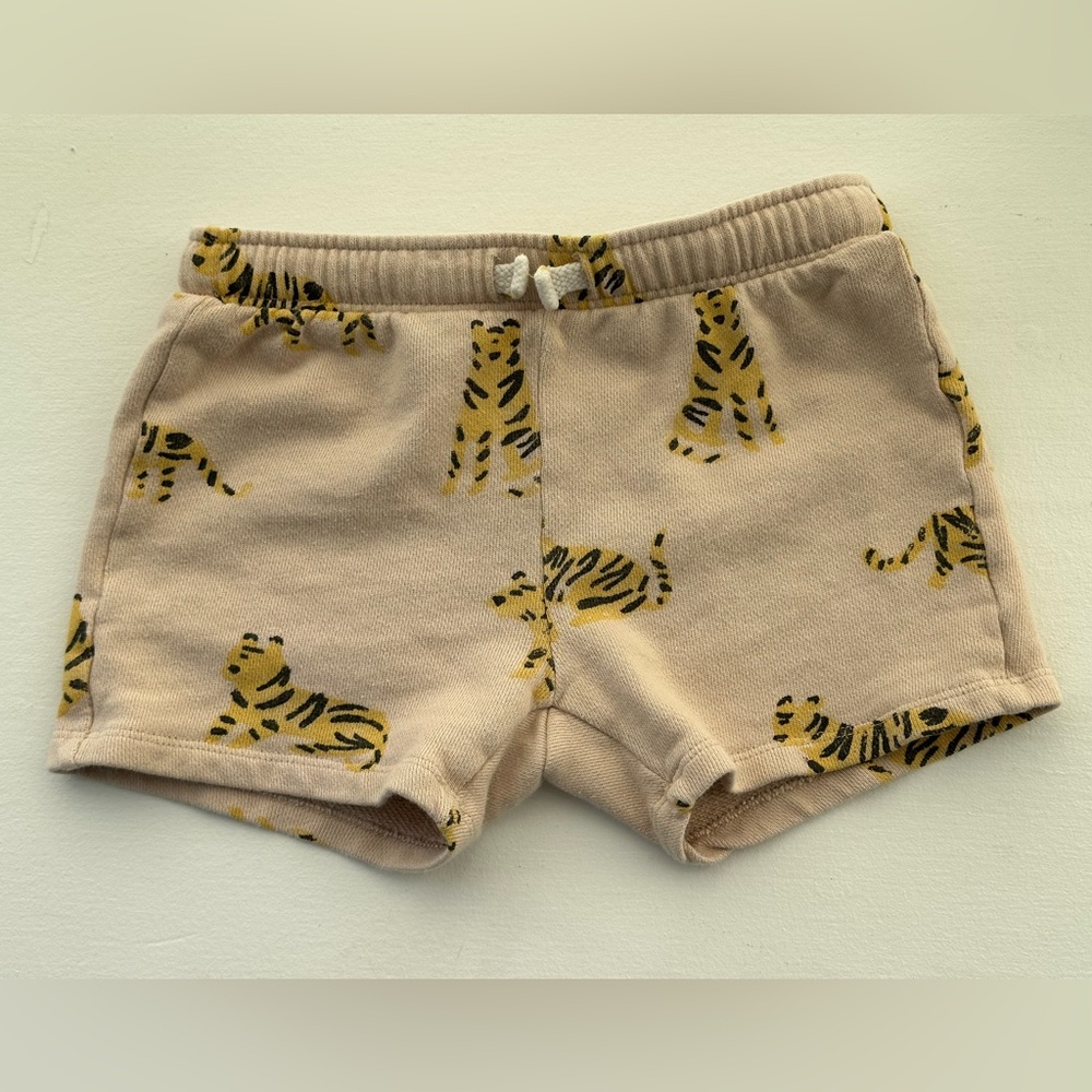 Zara Tigers Pull-On Shorts size 2-3 Years